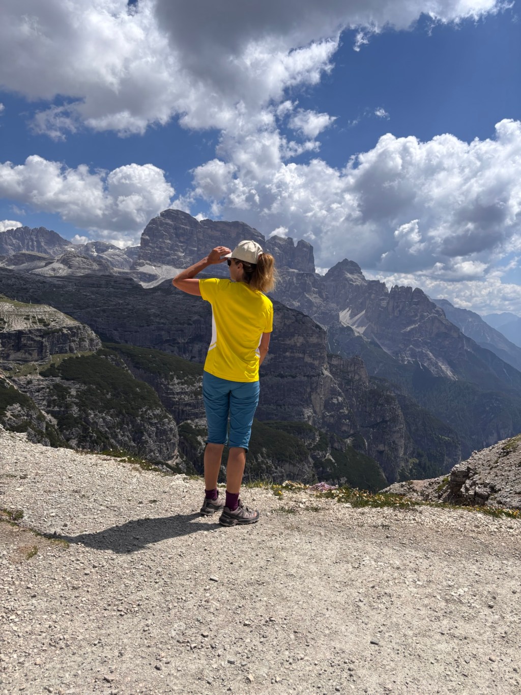 Drei Zinnen mit&nbsp;Hund